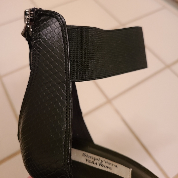 Simply Vera Vera Wang Ankle Strap Heels - Picture 6 of 12